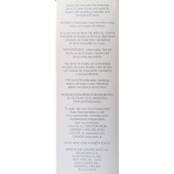 fragrance spray 1.7 Oz New Avon Pur Blanca Blossom Eau De Toilette Spray - Picture 2 of 7